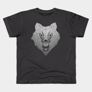 Wolfskull Original Design #3 Kids T-Shirt